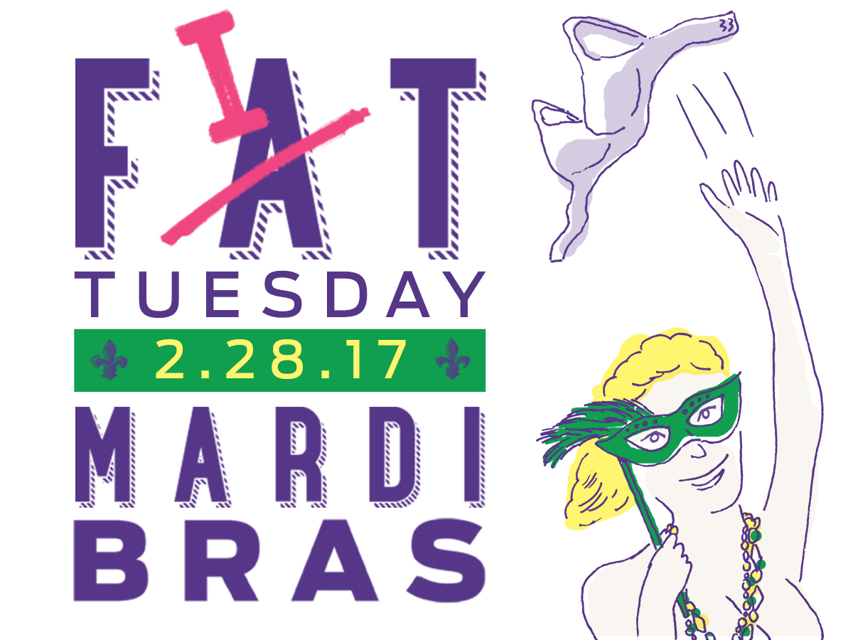 titlenine on X: Throw your bras in the air! Donate 'em because you just DO  care. On Fit Tuesday, we celebrate MardiBras. Bring in a lightly used or  unworn bra to donate