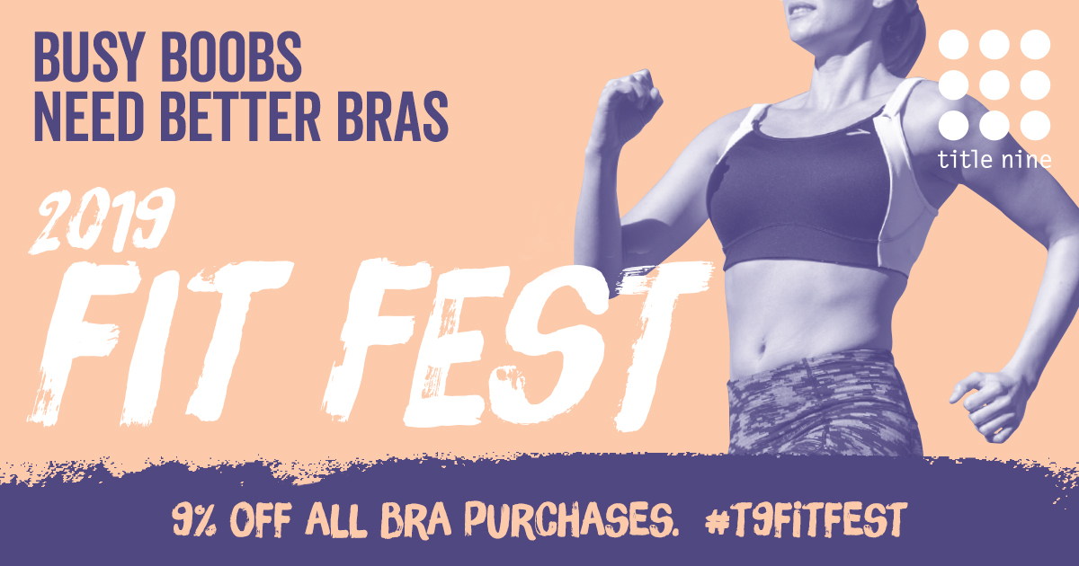 Sports Bras That Actually Fit: Title Nine #T9FitFest +Giveaway!